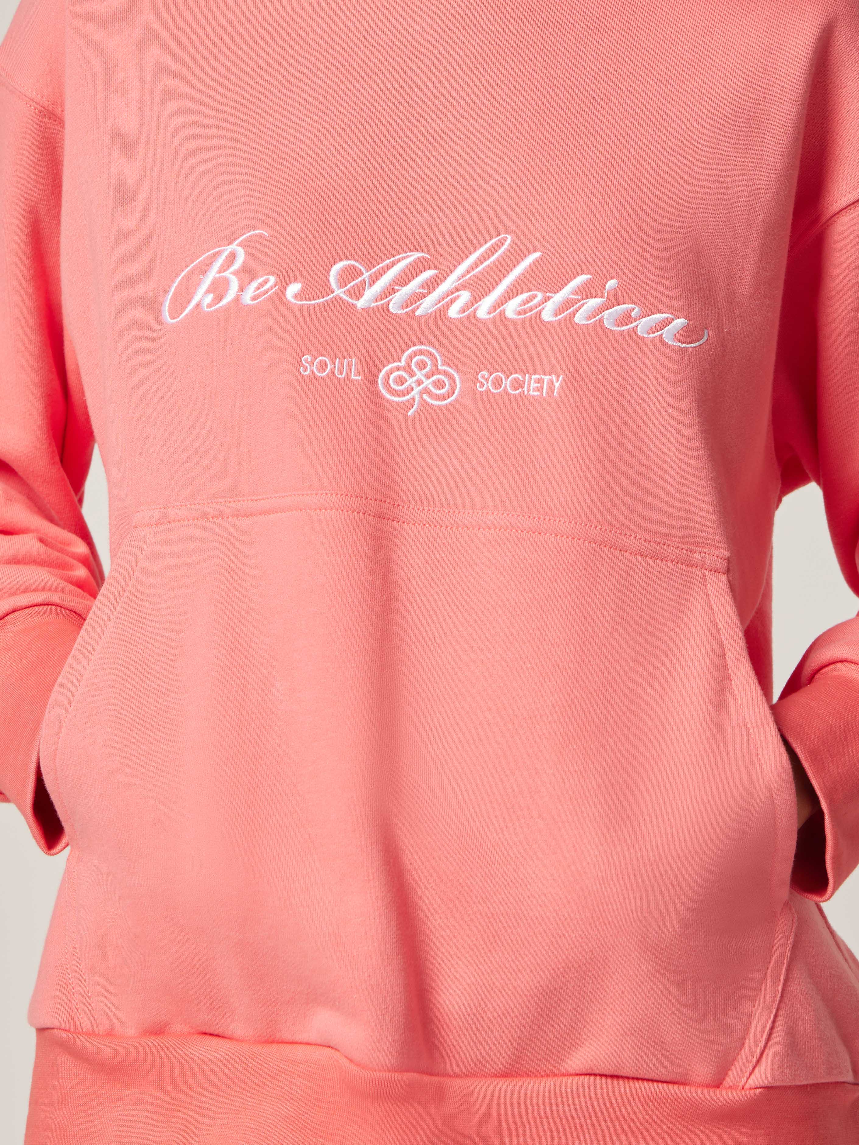 Be Statement Oversized Hoodie - Tea Rose