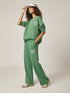 Be Effortless Wide-Leg Pants - Varsity Green