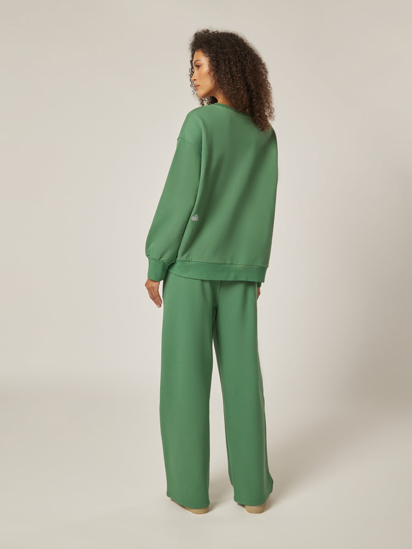Be Effortless Wide-Leg Pants - Varsity Green