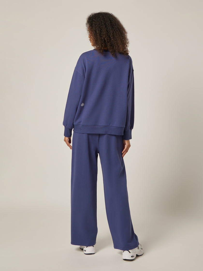 Be Effortless Wide-Leg Pants - Patriot Blue