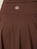 Core Tennis Skort - Coffee Bean