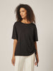Stretch Asymmetrical Top - Black