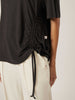 Stretch Asymmetrical Top - Black