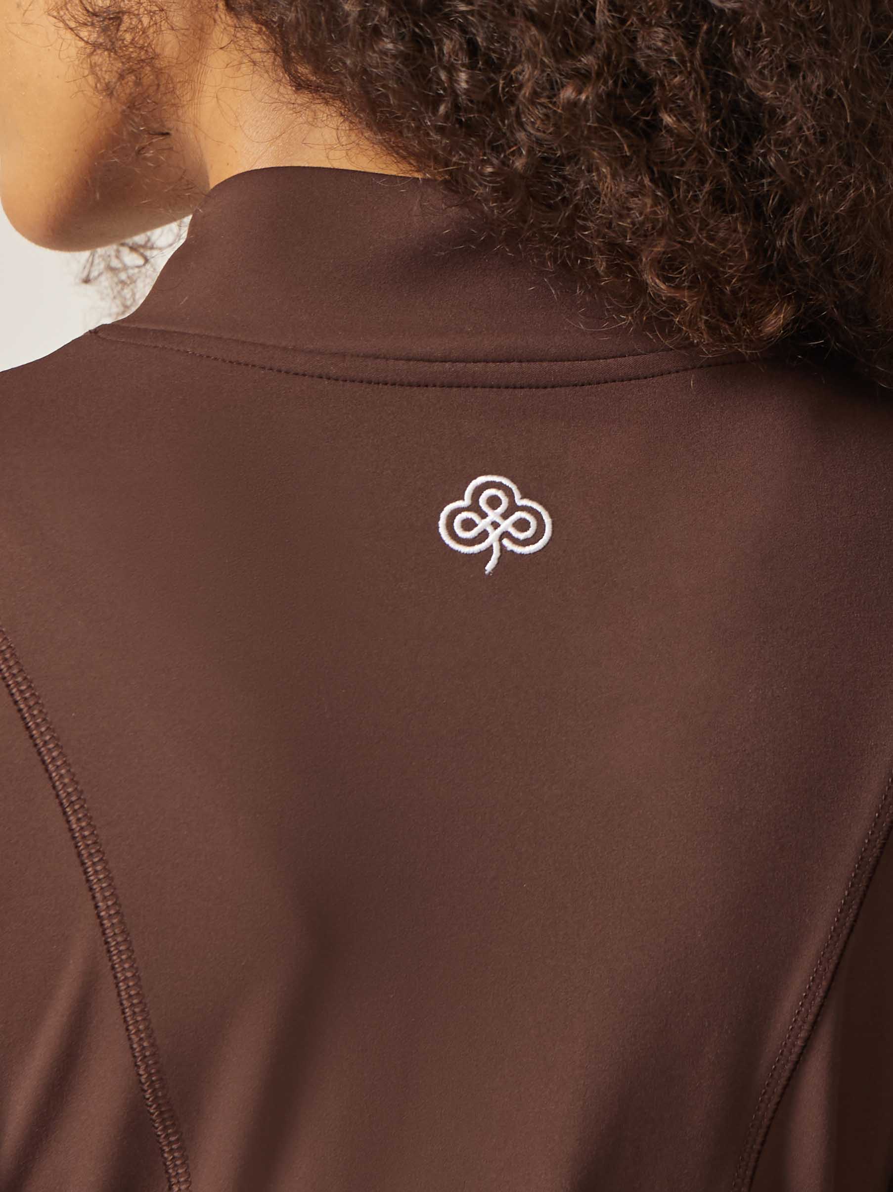 Core Zip-Up Jacket - Coffee Bean