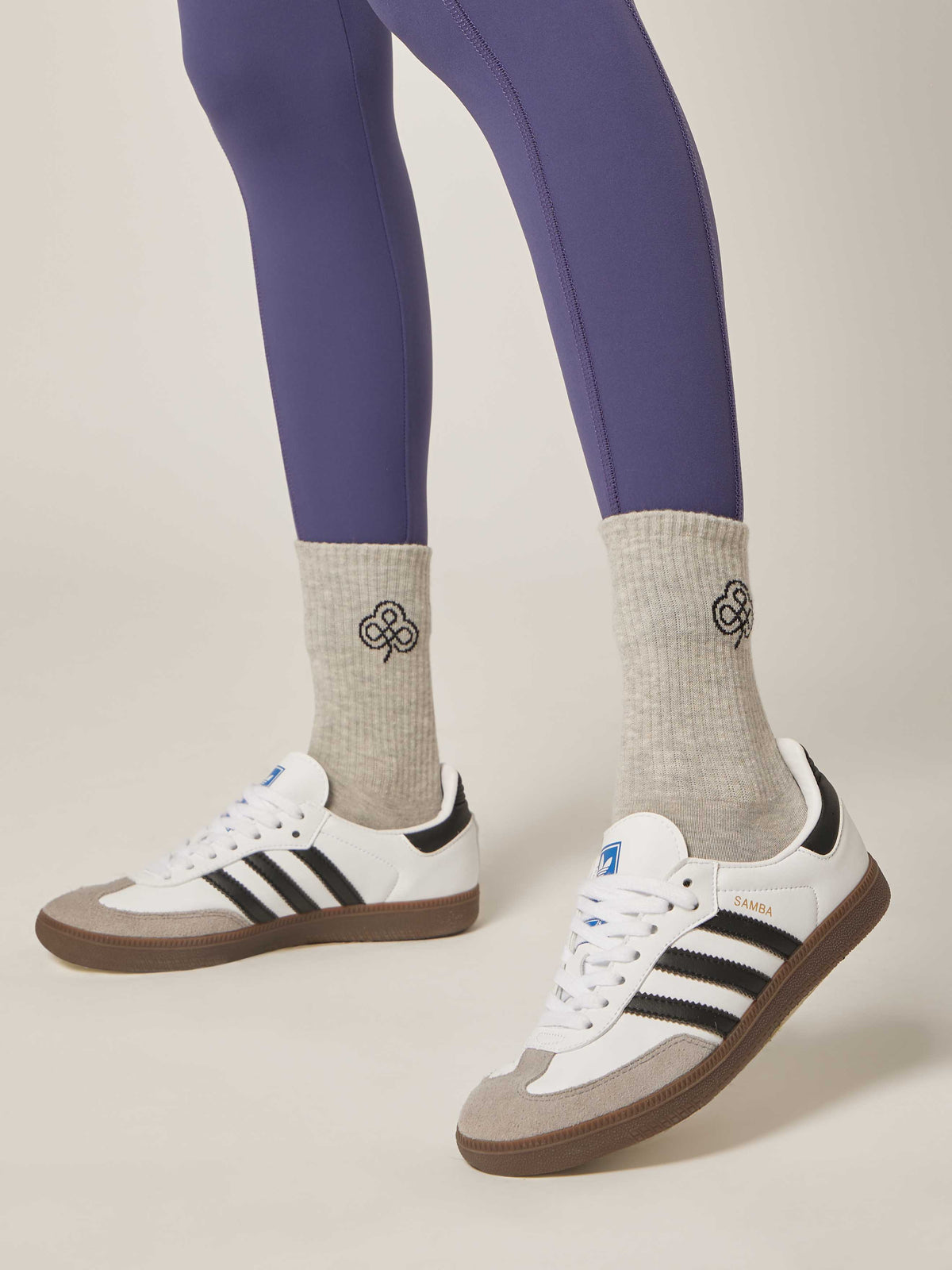 Be Athletica Icon Socks, Grey | Beathletica Activewear