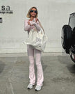 The Padel Girly Oversize Statement Tote - Off-White