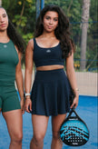 Be 180 Skort - Midnight | Girl in Navy Skort and Padel 