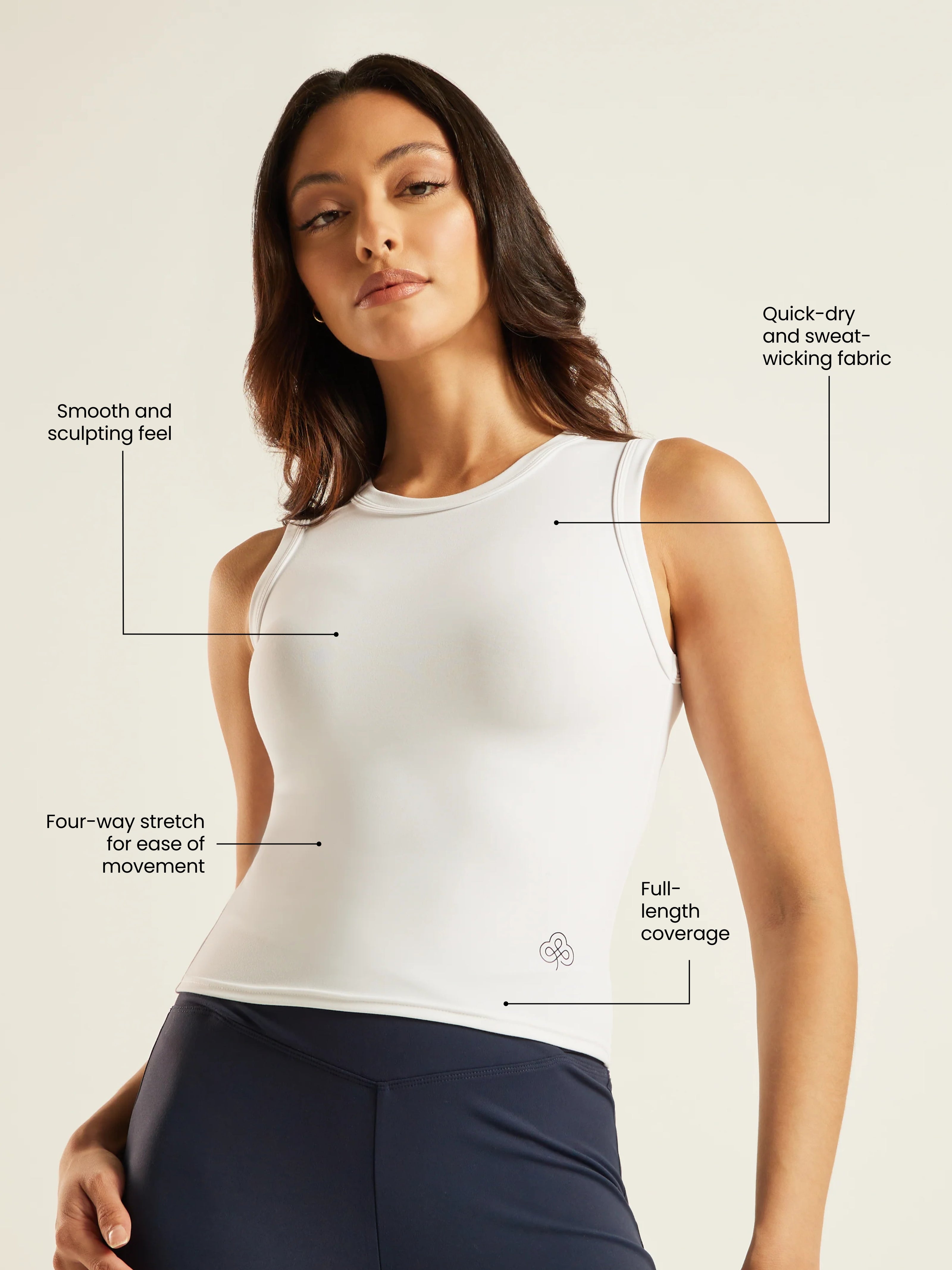 Be 180 Classic Tank - White