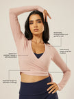 The Ultimate Ballet Wrap-Top - Mauve